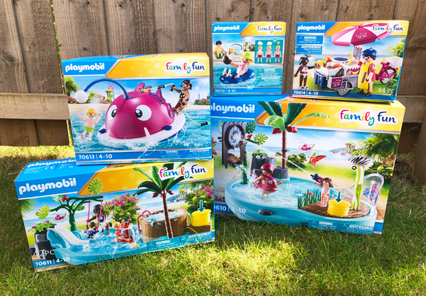 Playmobil swimming cheap pool set