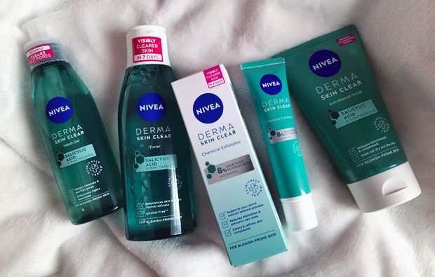 Nivea Derma Skin Clear Cleansing Routine for Acne Prone Skin A Mum Reviews
