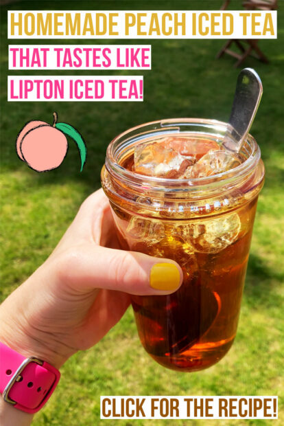 homemade peach iced tea tastes like lipton iced tea recipe