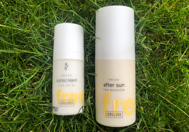 RINGANA FRESH Sunscreen SPF50 + After Sun & Tan Booster Review