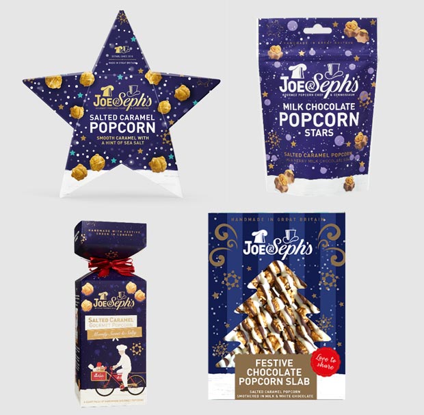 Christmas Gourmet Popcorn Treats from Joe & Seph's