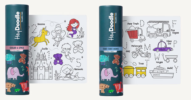 HeyDoodle Reusable Silicone Activity Mats