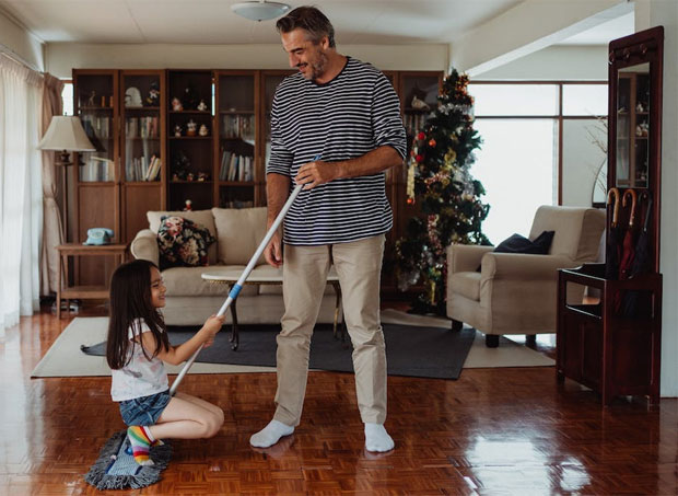 How Do You Keep a House Clean with a Big Family?