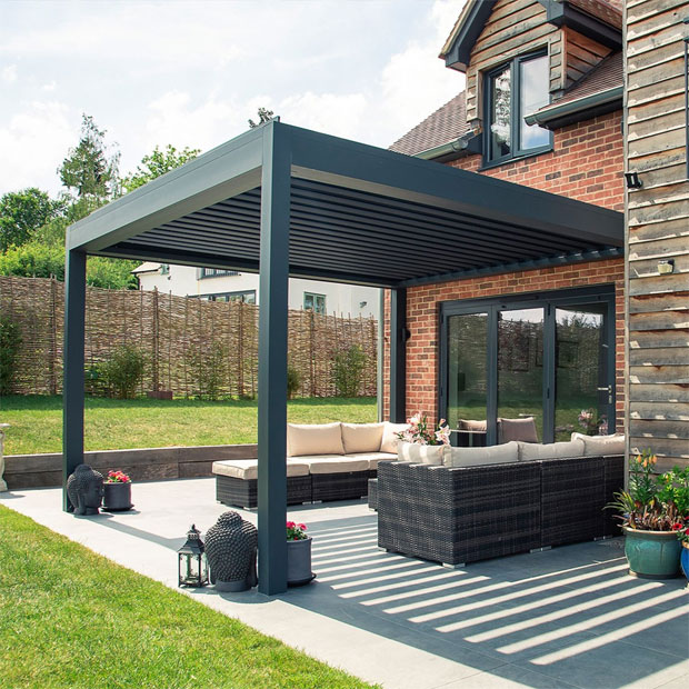 The Ultimate Guide to Aluminium Pergolas with a Louvered Roof