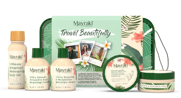 Mayraki Hair Glowing Travel Kit 5-in-1
