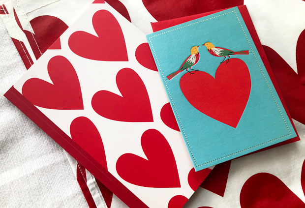 Rex London Valentine's Day Card Heart