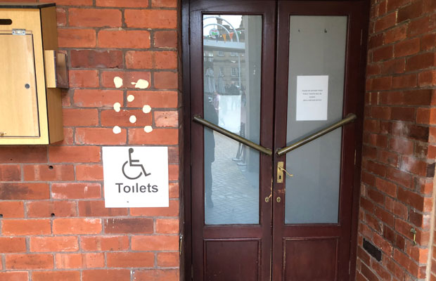 Orchard Square Public Toilets Sheffield Closed