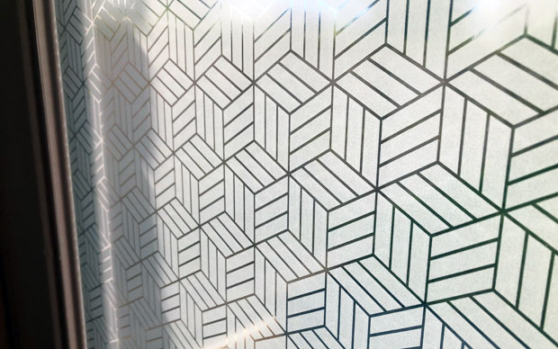 How to Use Window Film for Privacy Around your Home - Lustalux martha patterned window film
