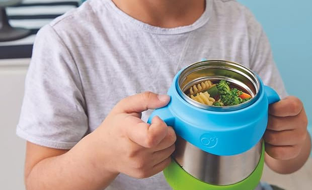 Insulated food flask for toddlers