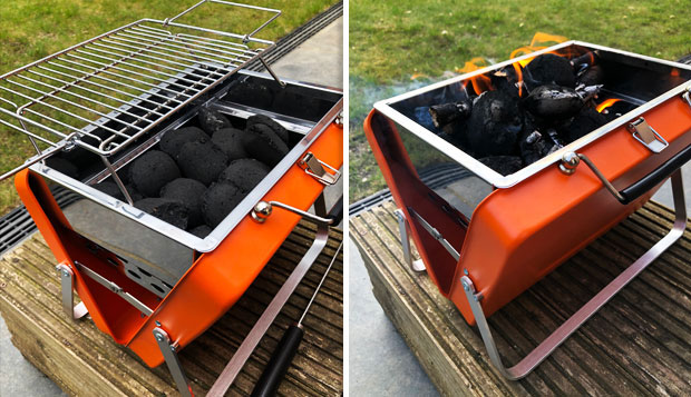 Portable Suitcase BBQ from Rex London