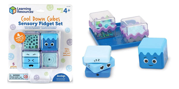 Learning Resources Cool Down Cubes Sensory Fidget Set Gift ideas for autistic children