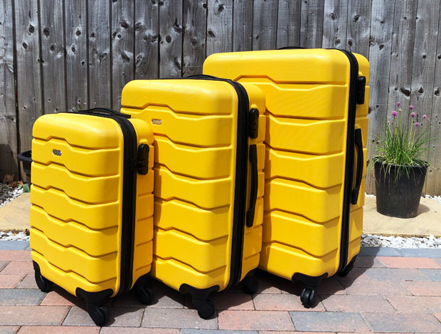 VonHaus Yellow Suitcase Set The Best Travel Tips and Packing Hacks for Simplified Travel