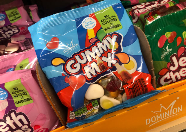 Which Aldi Vegan Sweets are No Longer Vegan? Aldi Dominion Gummy Mix