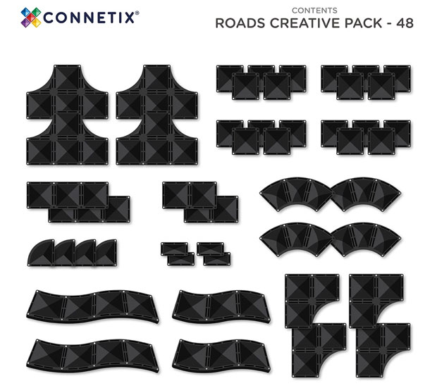 connetix Creative Roads Pack