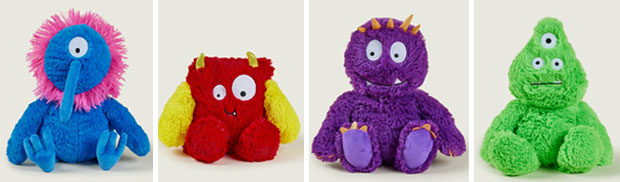 Colourful Halloween Monsters Warmies