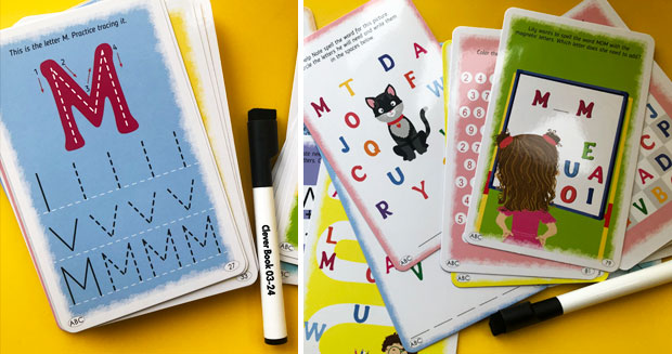 Clever Book Publishing Educational Activity Cards for Kids