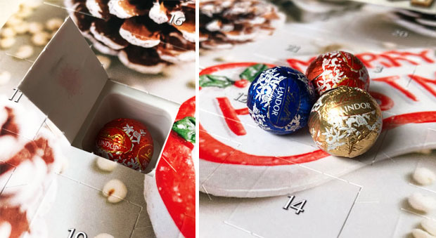 personalised lindt advent calendar​ photo