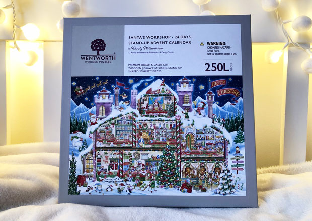 The Amazing Stand-up Advent Calendar from Wentworth Wooden Puzzles