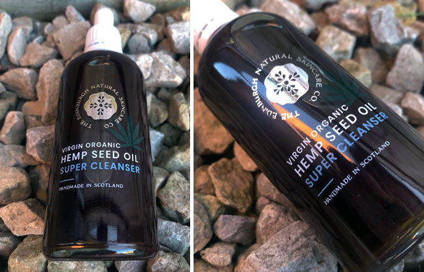 Hemp seed oil cleanser