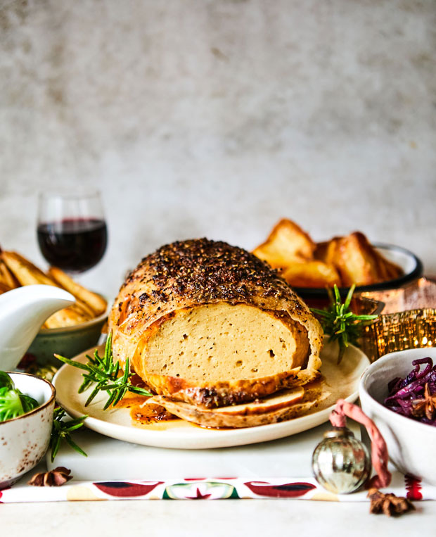 No Turkey Festive Roast - Vegan Turkey Style Roast Recipe