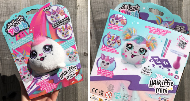 Reusable Fun with Airbrush Plush Hair'iffic Squish Pals