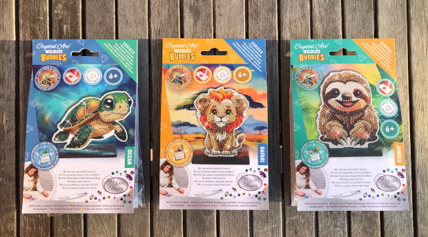 New Release: Craft Buddy Crystal Art Wildlife Buddies