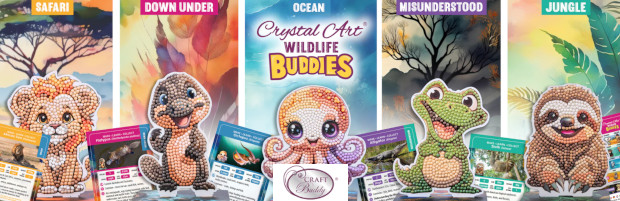 New Release: Craft Buddy Crystal Art Wildlife Buddies